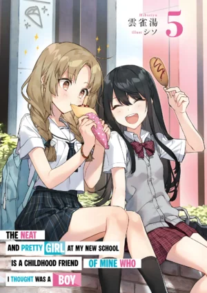 EPUB Vol. 5 – The Neat and Pretty Girl at My New School Is a Childhood Friend of Mine Who I Thought Was a Boy (English Translated Light Novel) + 10 Coins